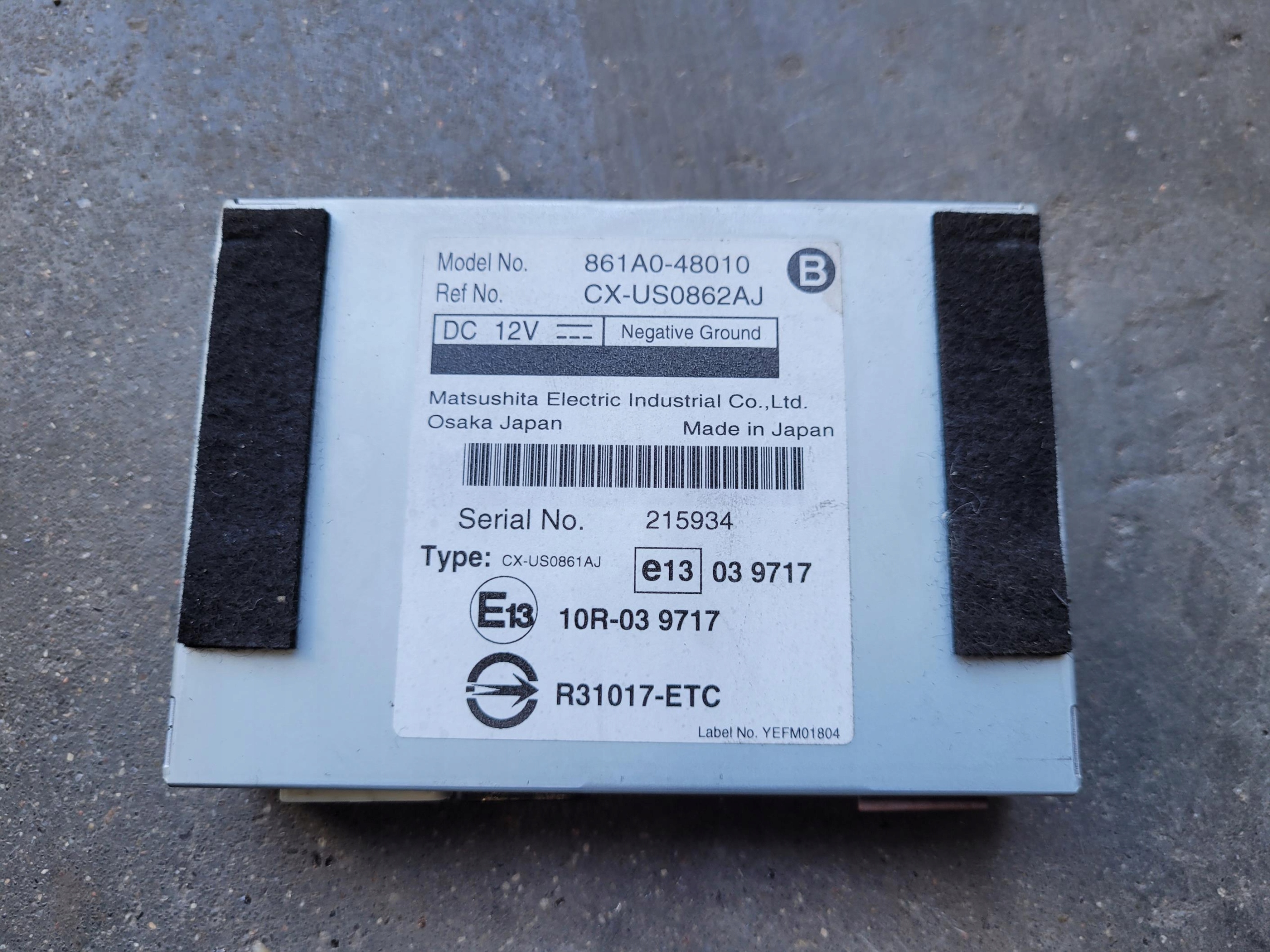 module control unit GPS 861A0-48010 LEXUS RX 450 III RX450 H
