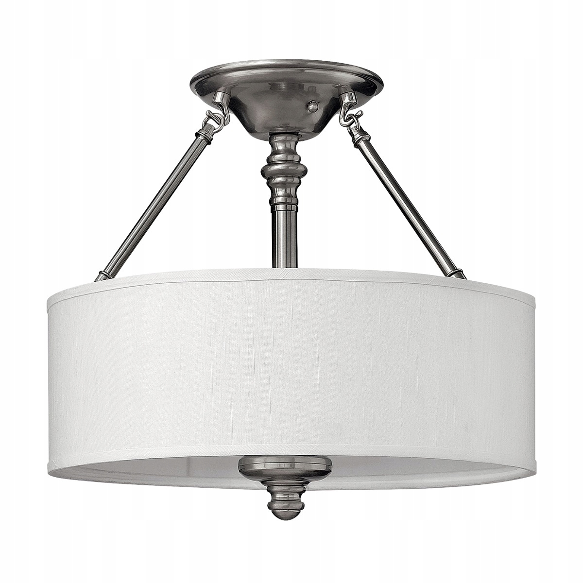 Stropná lampa Sussex 3xE27 60W, Kartáčovaný nikel, Hinkley