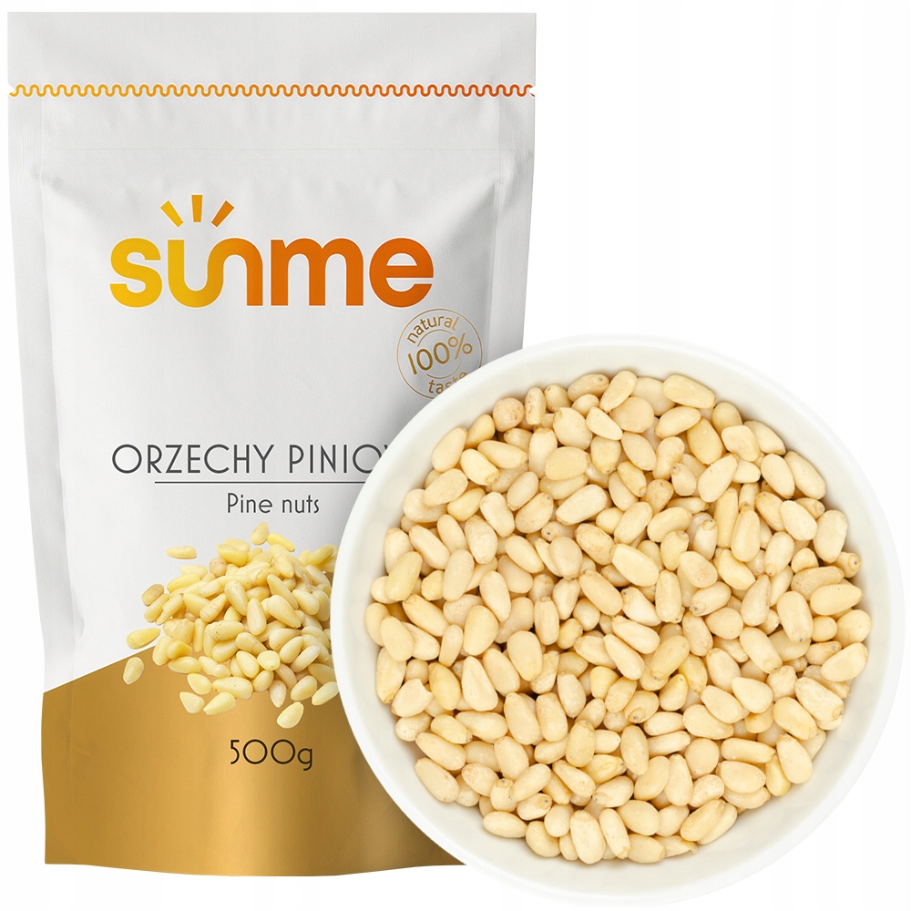 Sunme Piniové oříšky Piniové ořechy čerstvé přírodní zdravé 500 g Kvalita