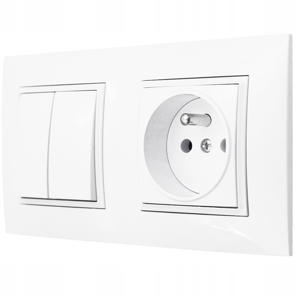 

Gniazdo Z Włącznikiem Do Sypialni Biały Aria