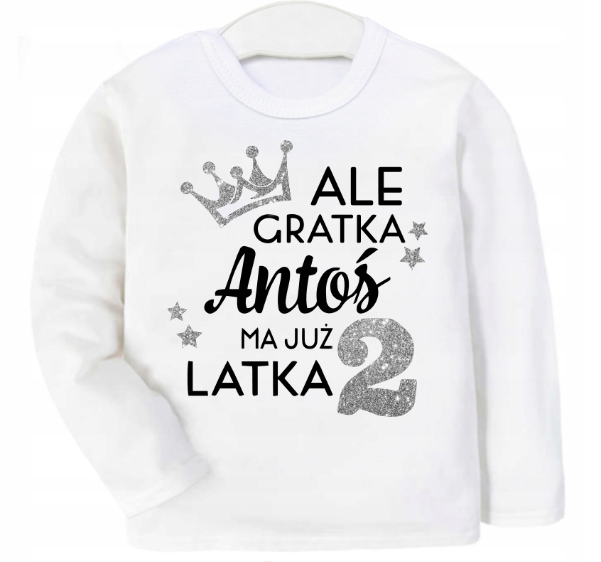 

Bluzka koszulka Ale gratka mam 2 latka Imię r 98