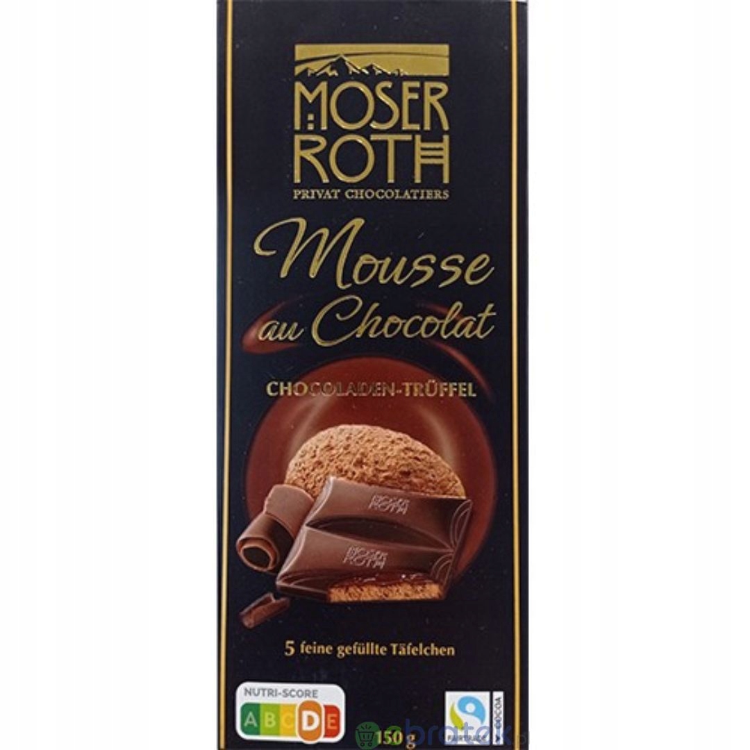 Czekolada gorzka Moser Roth truffel 85% 150 g (4061459743371) • Cena ...