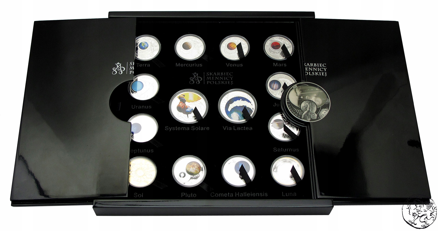 Kolekcja numizmatów, Systema Solare 14 szt, Ag