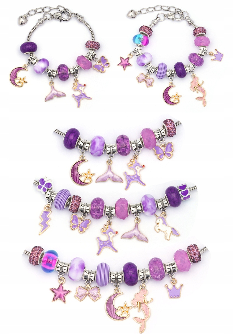 KREATYWNY ZESTAW KORALIKI DO ROBIENIA BRANSOLETEK Bohater Monster High