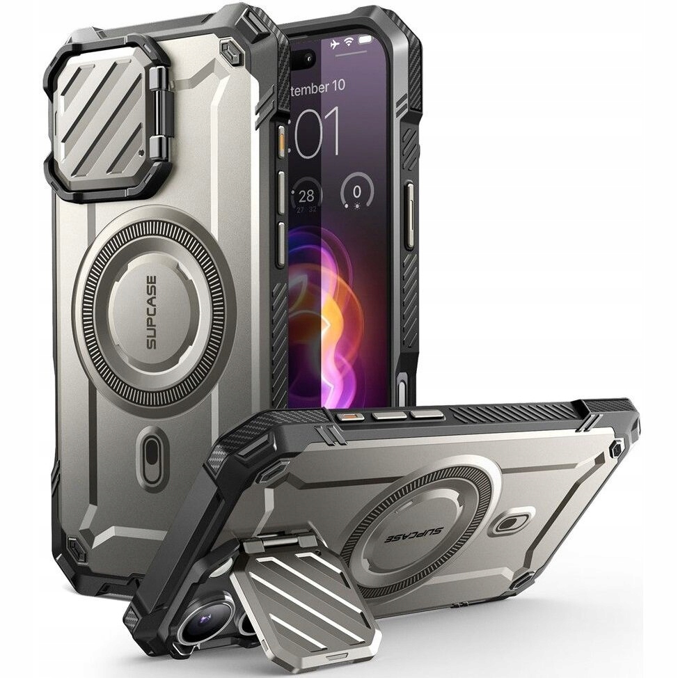 Pouzdro pouzdro Supcase pro iPhone 16 Pro Max, MagSafe, s krytem na fotoaparát