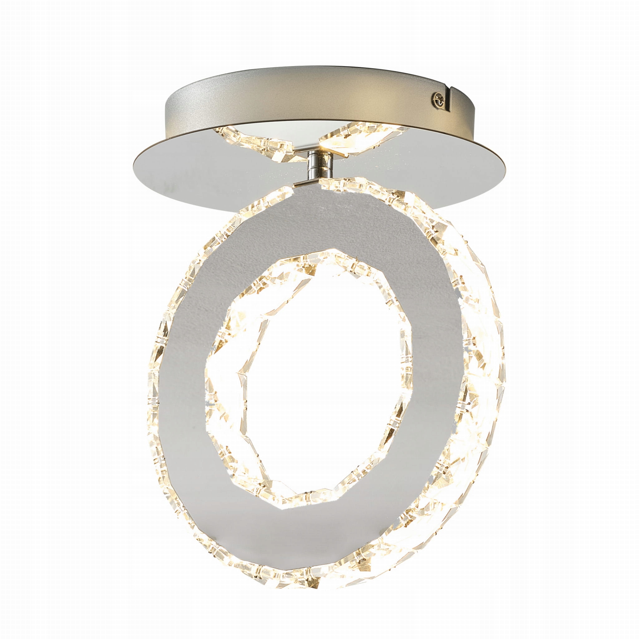 Podhľadový strieborný prsteň s bohatou povrchovou úpravou do kuchyne spálne Girona