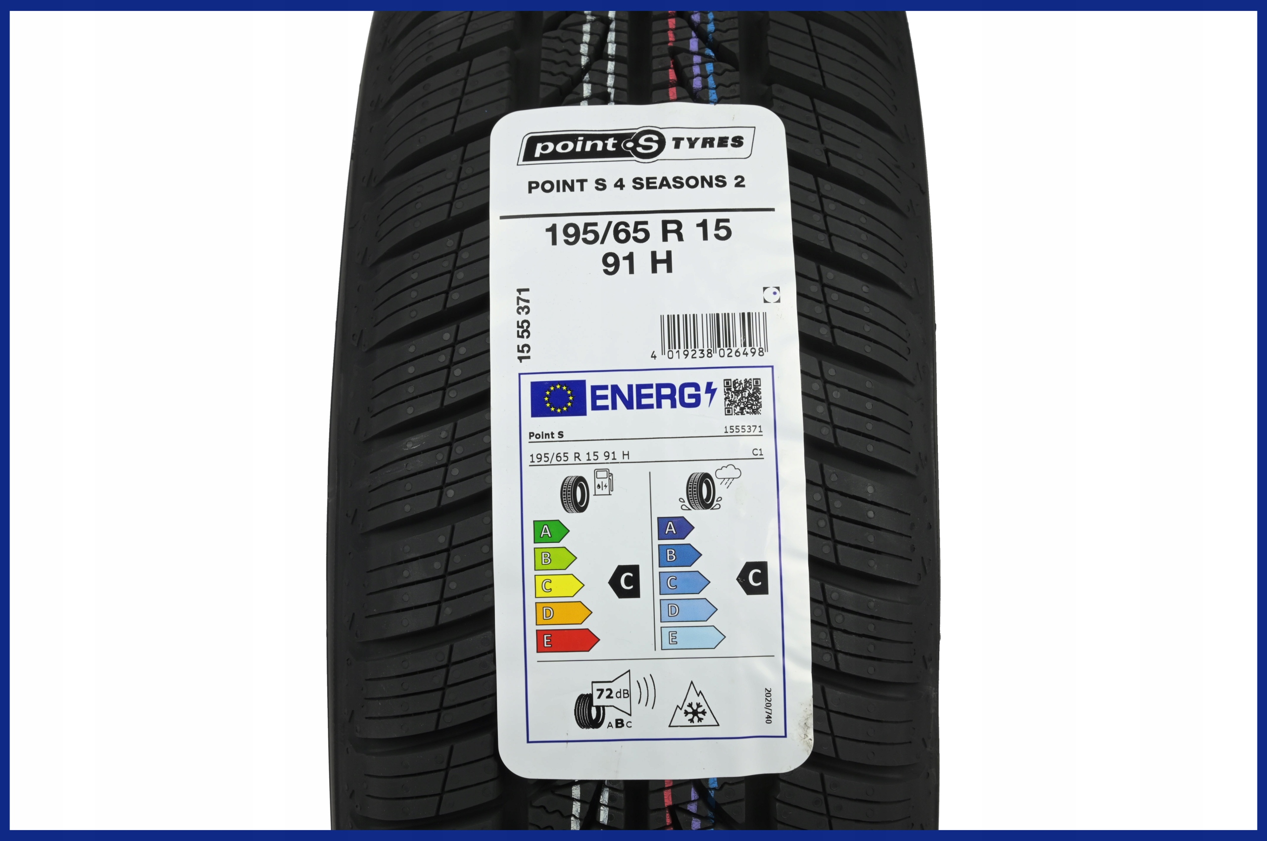 4 x 195 65R15 91H 4Seasons 2 Point S CALOROCZNE Producent code 15553710000