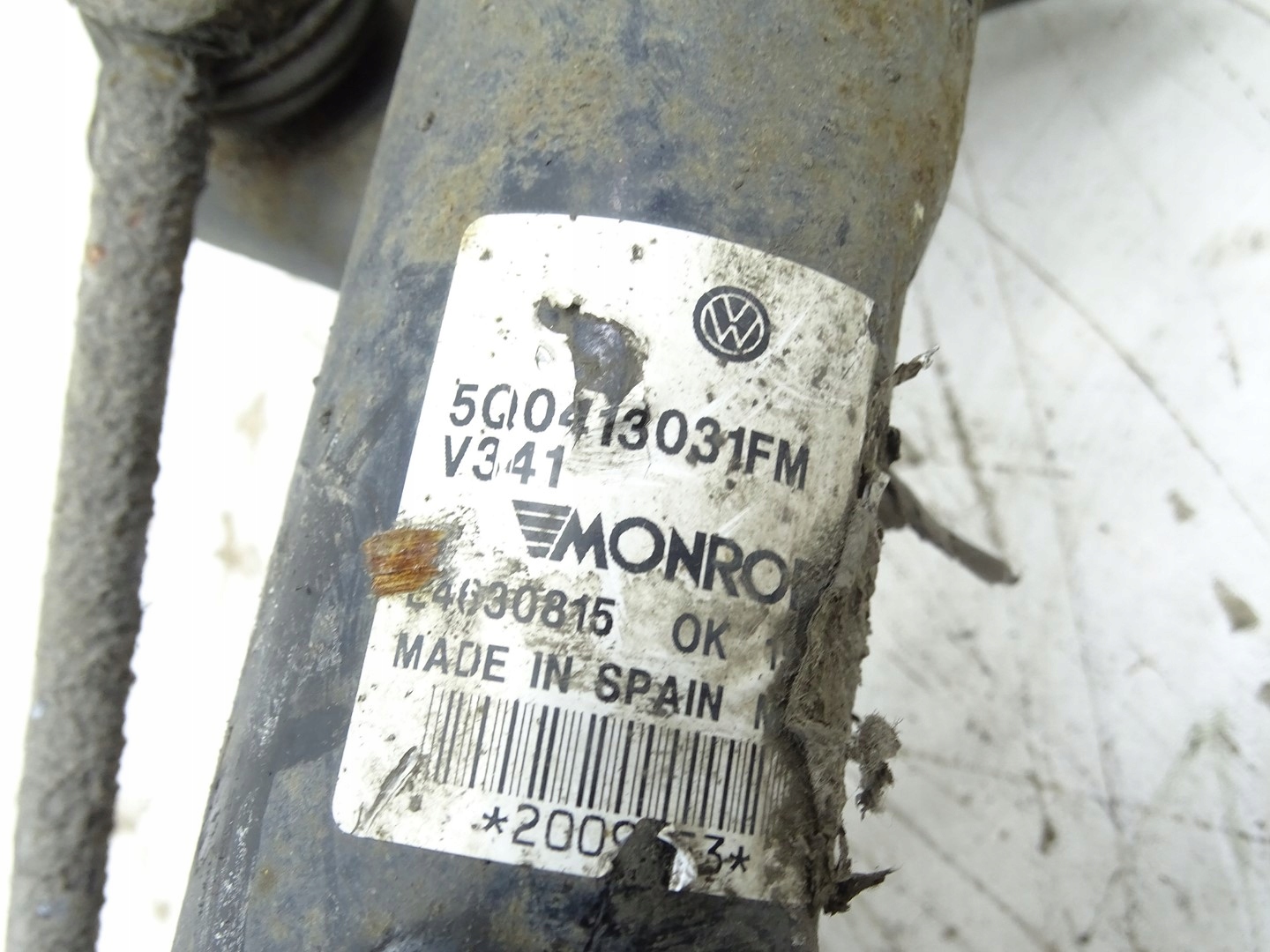 swing shock absorber McPherson right front SEAT LEON III CUPRA 2.0 TFSI