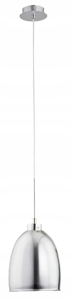 Alfa Ronda závěsná lampa E27 1x60W chrom/grafit sklo