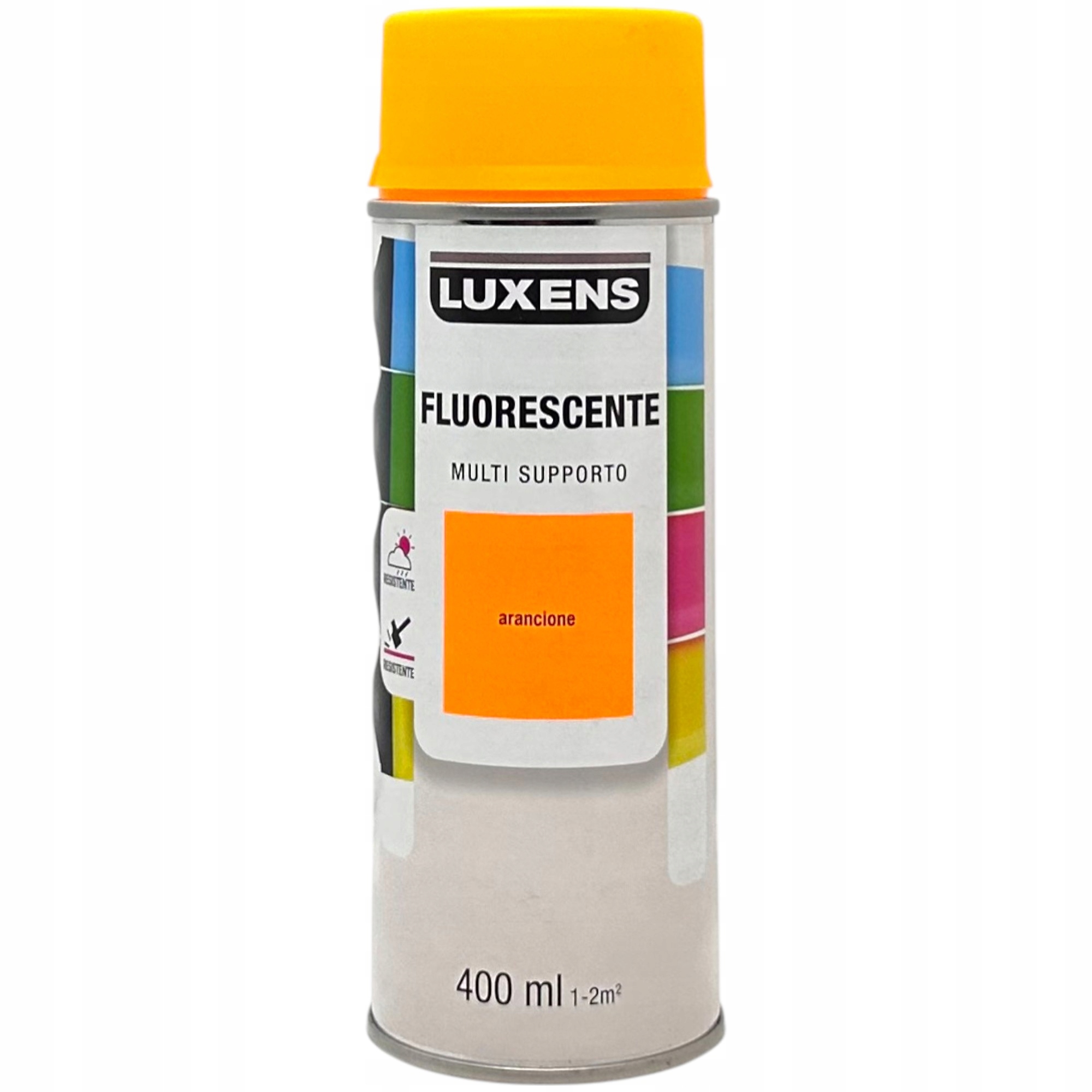 Farba Fluorescencyjna do dekoracji Pomarańczowy Neon Fluo Spray 400ML