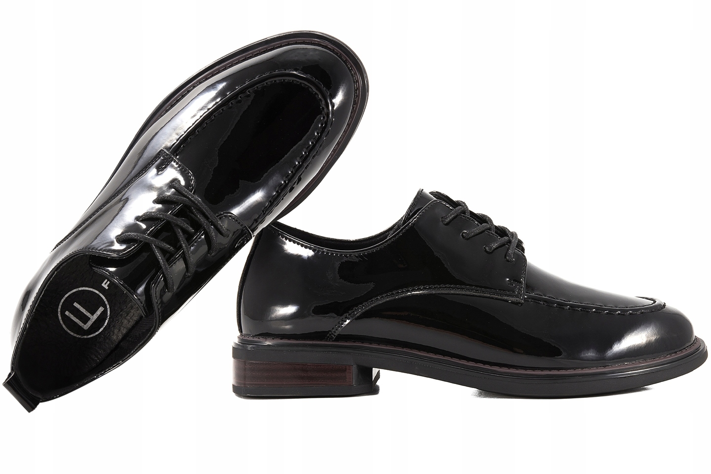 Filippo DP1514 Dámské Lakované Kožené Polobotky 37 Černé