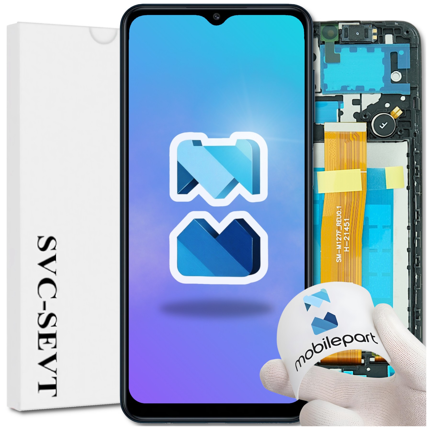 Wyświetlacz do Samsung Galaxy M12 LCD SM-M127 Ramka Oryginał Mobilepart