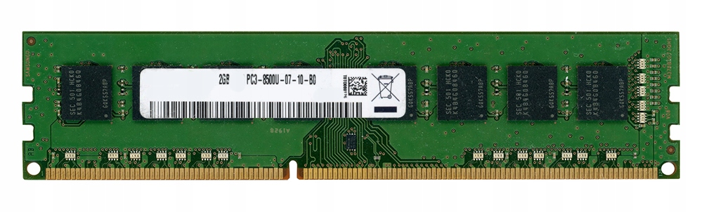 2GB DDR3 1066MHz PC3-8500U nonECC