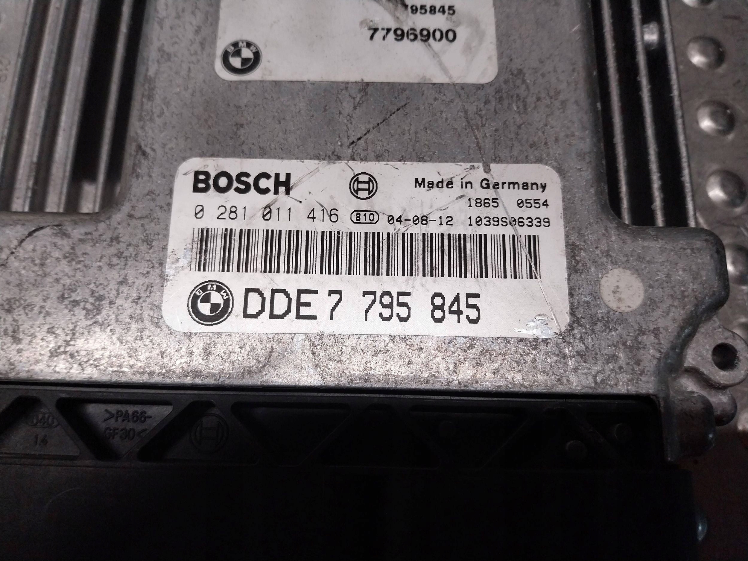 computer control unit of the engine 7795845 0281011416 BMW E81 E82 E87 E90 E91 2.0 D