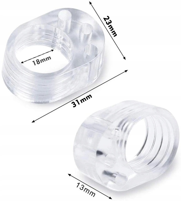 SILIKONOWY ODBOJNIK OGRANICZNIK NA DRZWI KLAMKĘ OSŁONA 4 szt Rodzaj nakładany