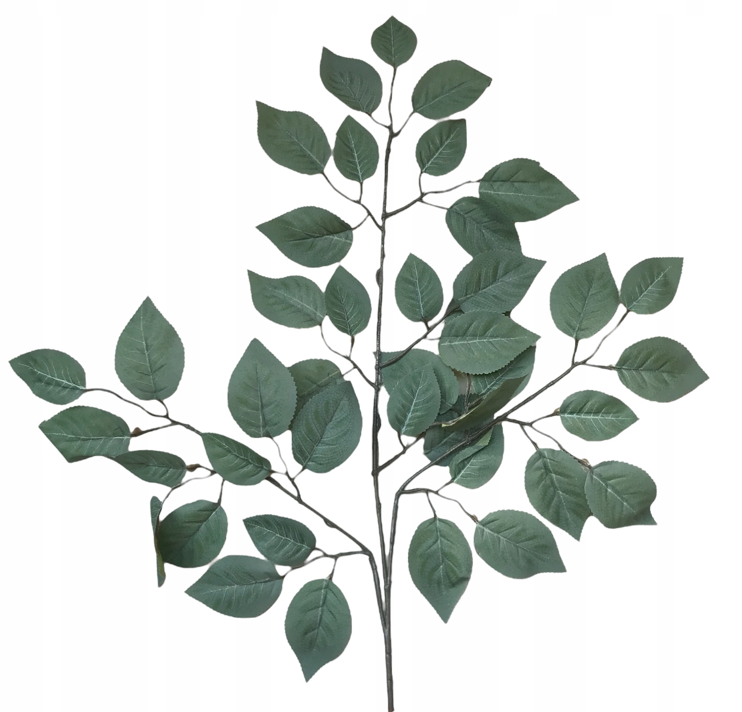 Liść róży gałąź sztuczne liście do stroika 55 cm