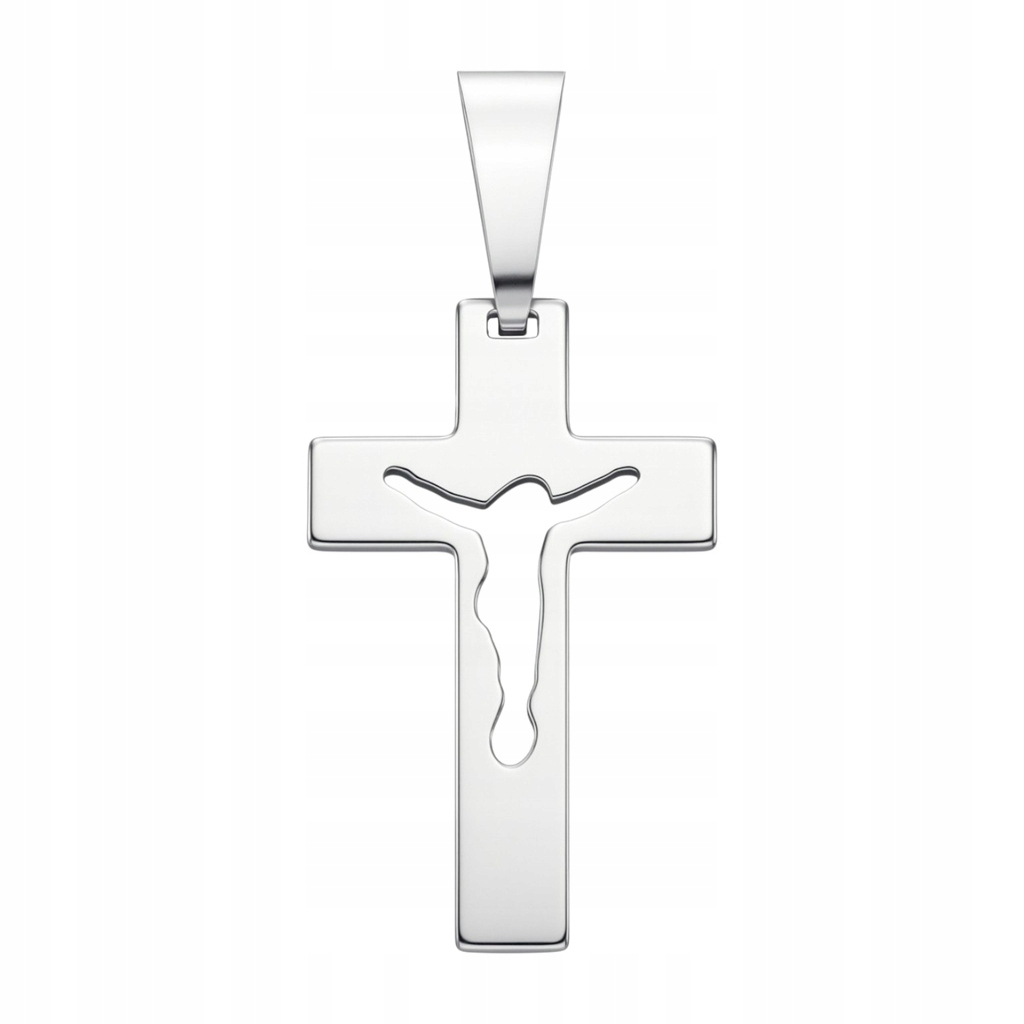 Stříbrný křížek Ag 925 s obrázkem Ježíše KC001RL