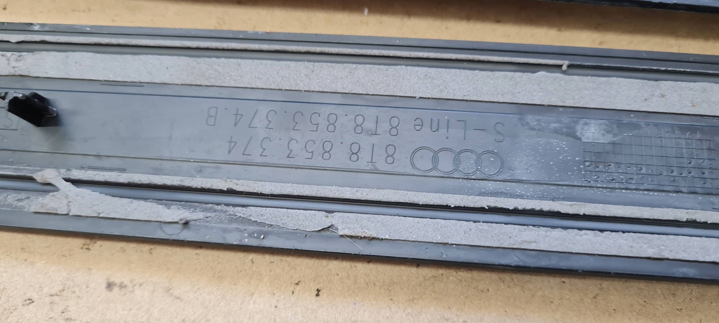 Audi A5 Sportback 8TA 2015 cap threshold door przednich 8T8853373