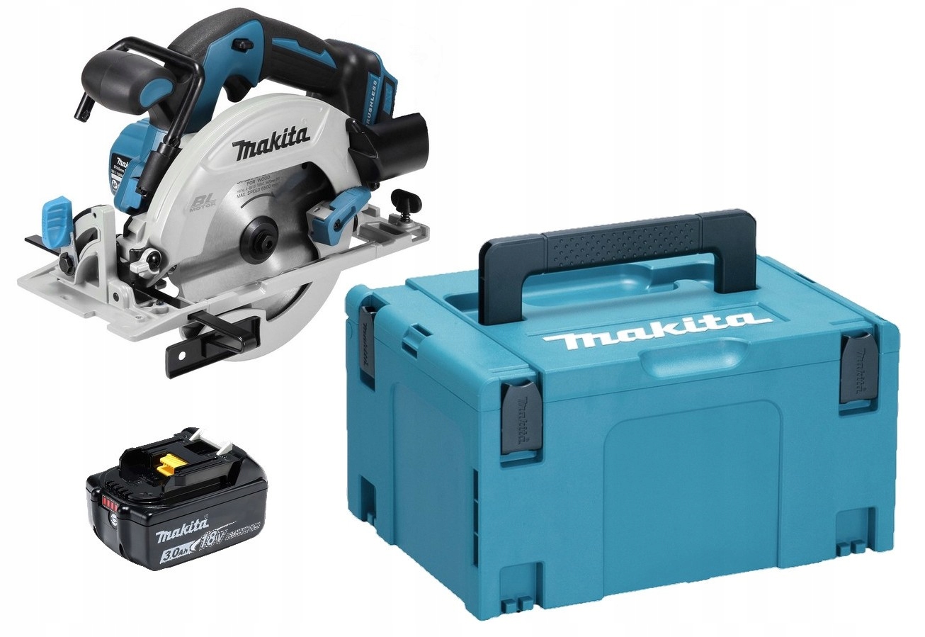 Makita Aku Ręczna Piła Pilarka Tarczowa Lxt 18V 165mm 1x3Ah BL1830 DHS680ZJ