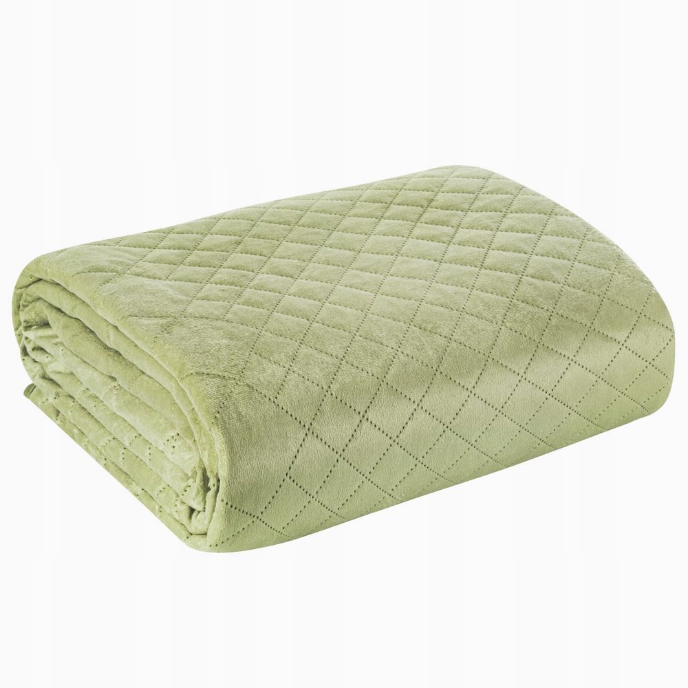 Dekorativní přehoz LUIZ-3 220x240 světle zelený