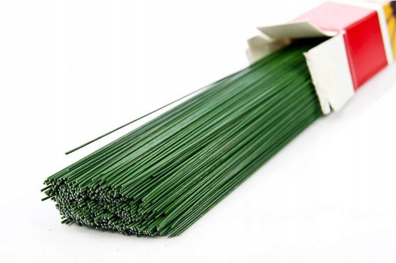 

Drut Florystyczny Wyrobowy Zielony 0.7mm 1KG 40cm