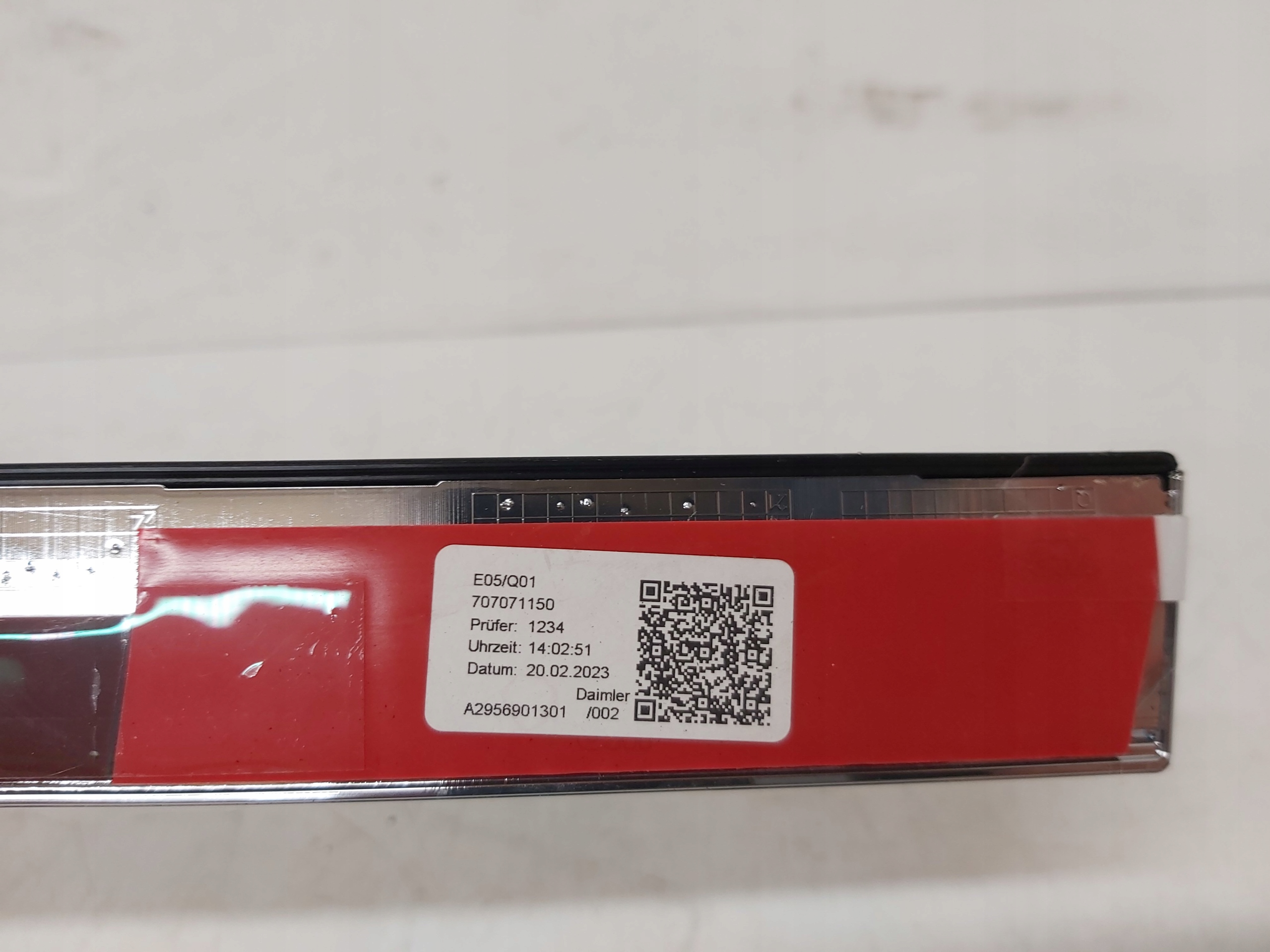 LISTWA CHROM MERCEDES EQE W295 A2956901301 Typ samochodu Samochody osobowe