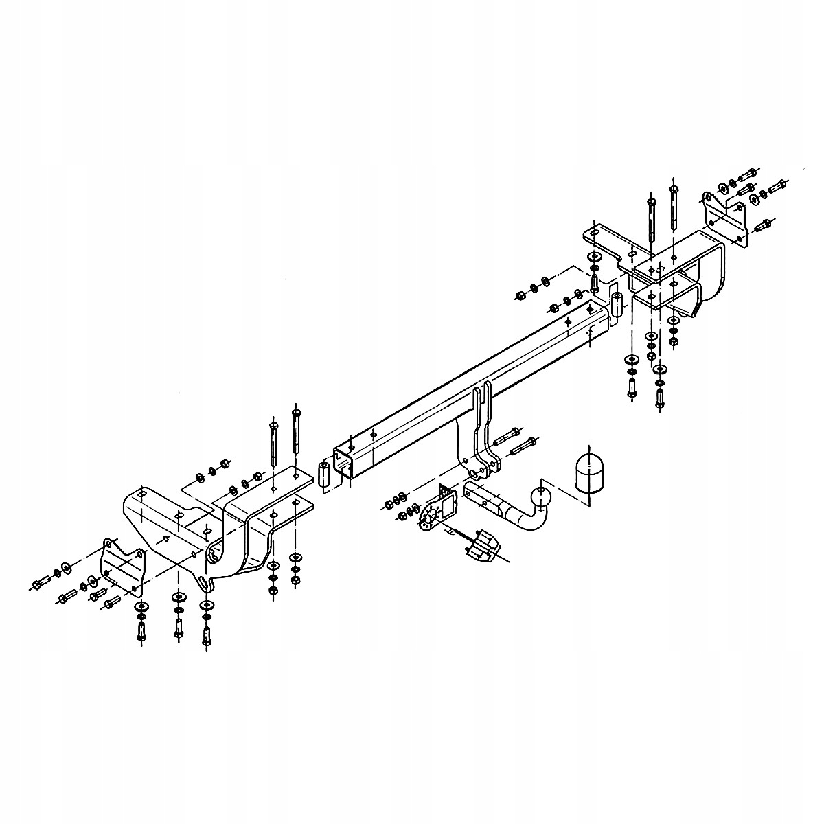Hak holowniczy Lexus RX 450h IV SUV 15-19 MODUŁ WIĄZKA 13 PIN GRATIS Nowy Producent Steinhof