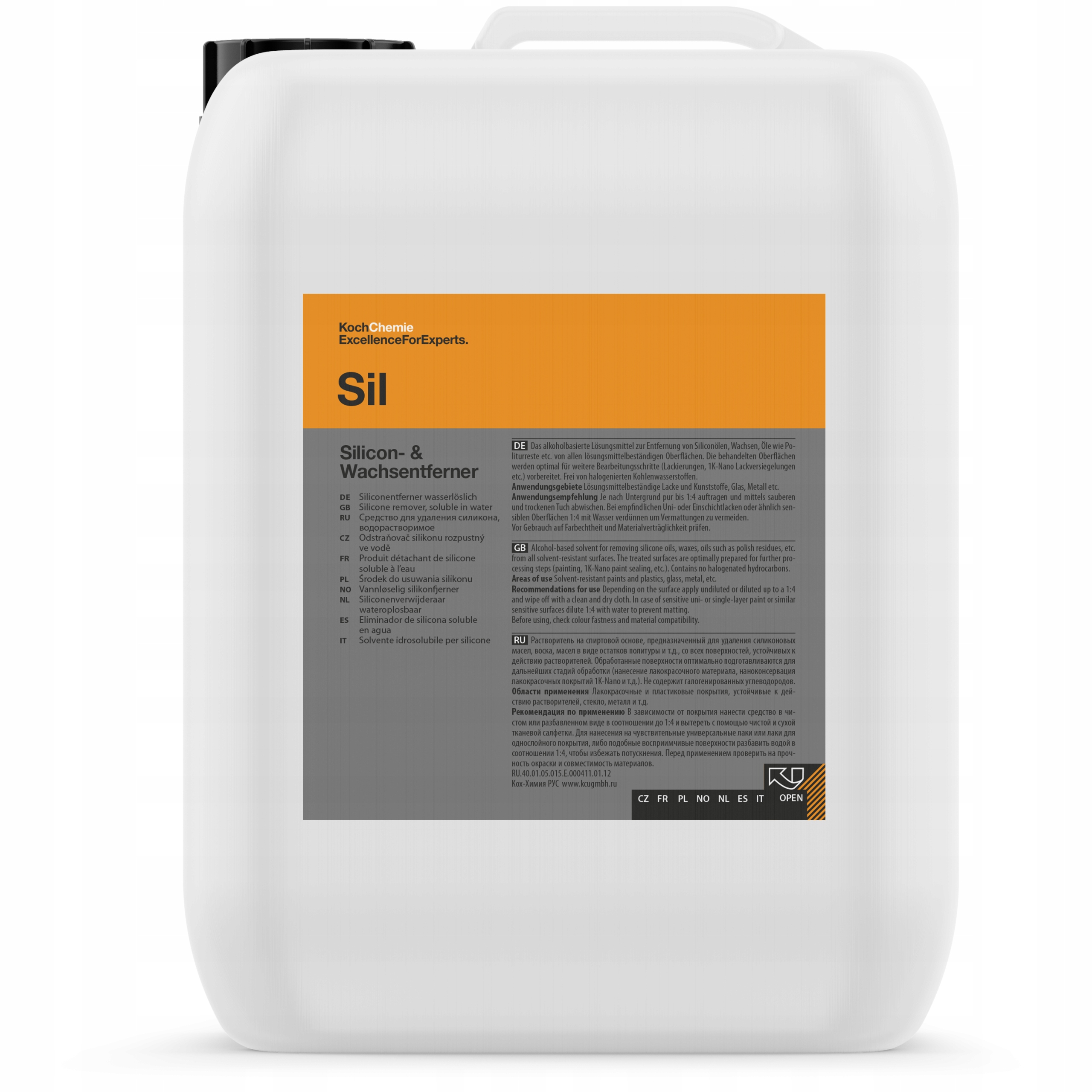 Koch Sil Silicon- & Wachsentferner Odstraňovač silikónu 5L