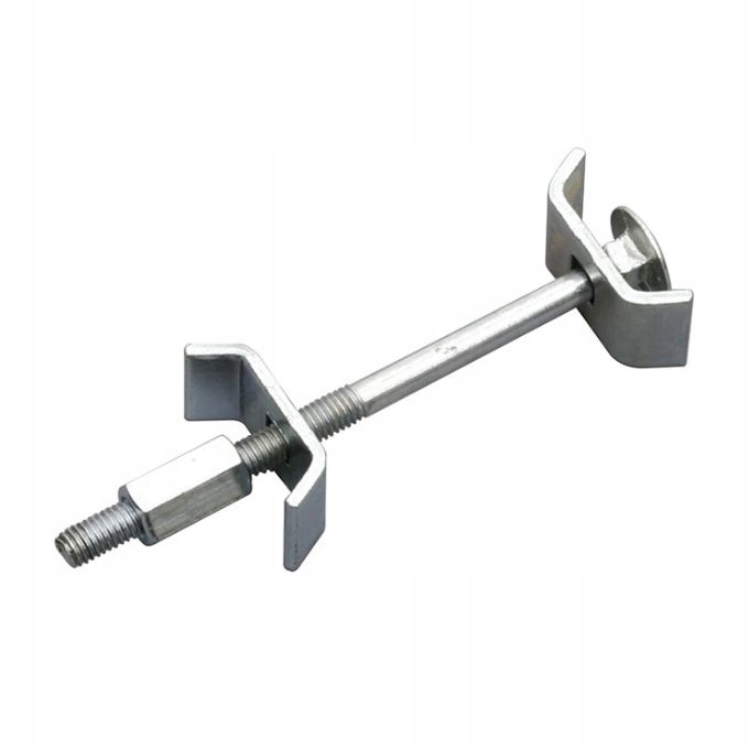 Złącze śrubowe do blatów Rejs L-100, ocynk biały