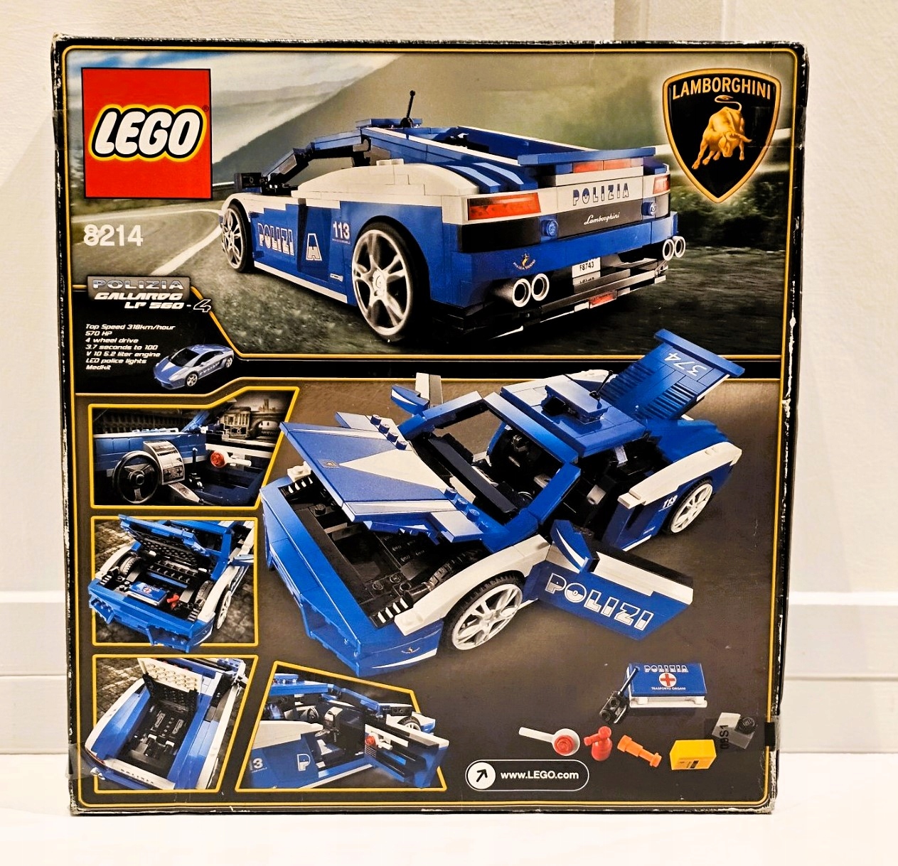 LEGO Racers 8214 Lamborghini Polizia EAN (GTIN) 5702014694880
