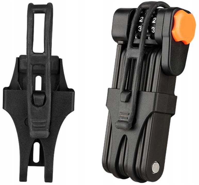 ZAPIĘCIE ROWEROWE DO ROWERU SKŁADANE BLOKADA SZYFR UTWARDZANA STAL EAN (GTIN) 5904100216949