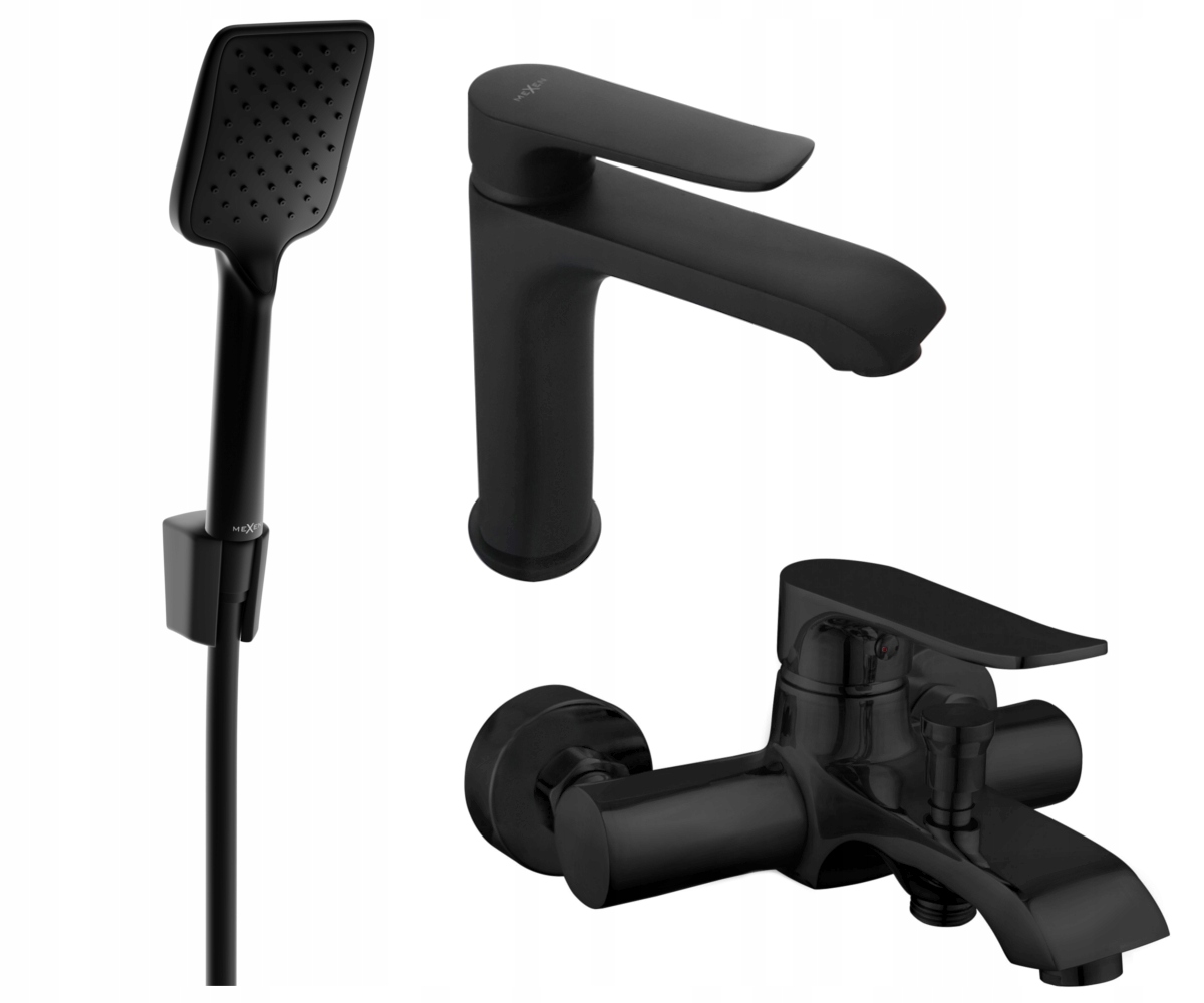 

Mexen Pecos R62 Zestaw Wannowy Bateria Czarny