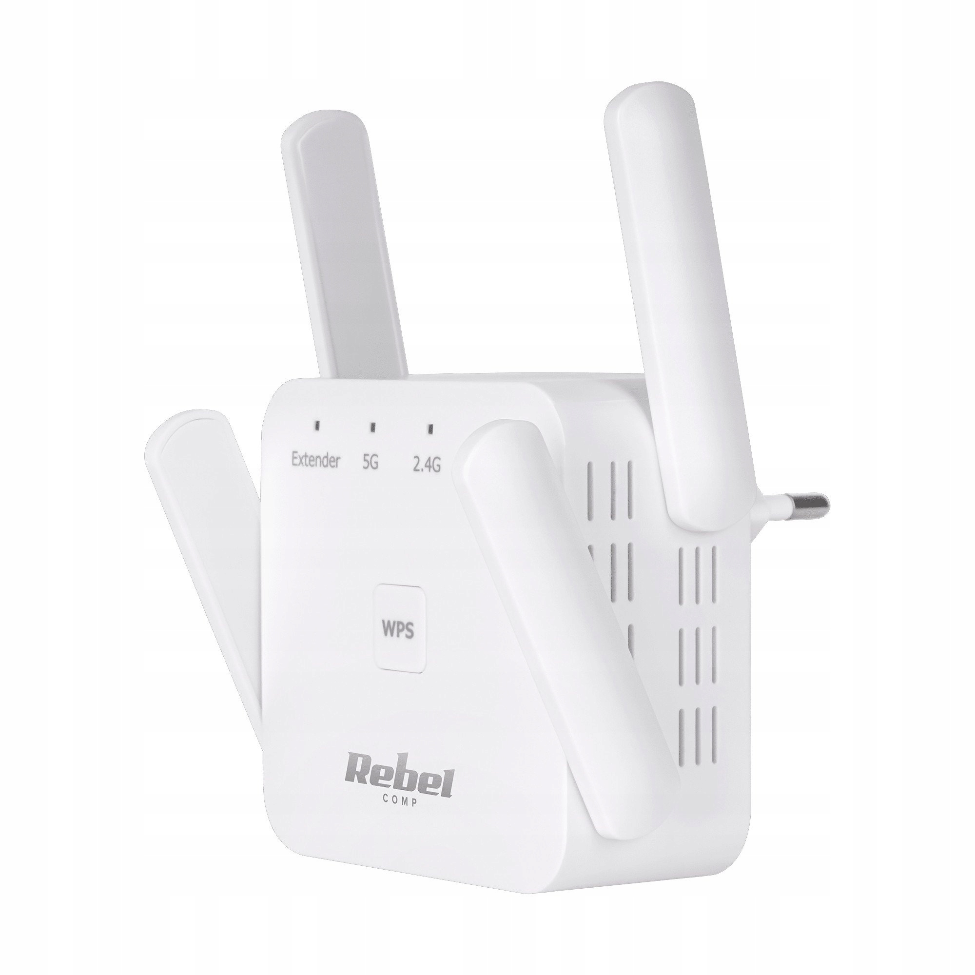 Rebel KOM1032 WiFi zesilovač signálu, 2,4+5 GHz, bílý