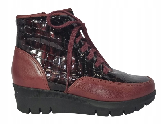 Pitillos 1644 pohodlné vínové kotníkové boty r37