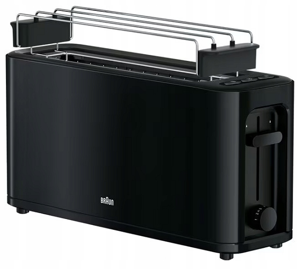Toster z rusztem do pieczywa Braun HT3110BK 1000W (nk)