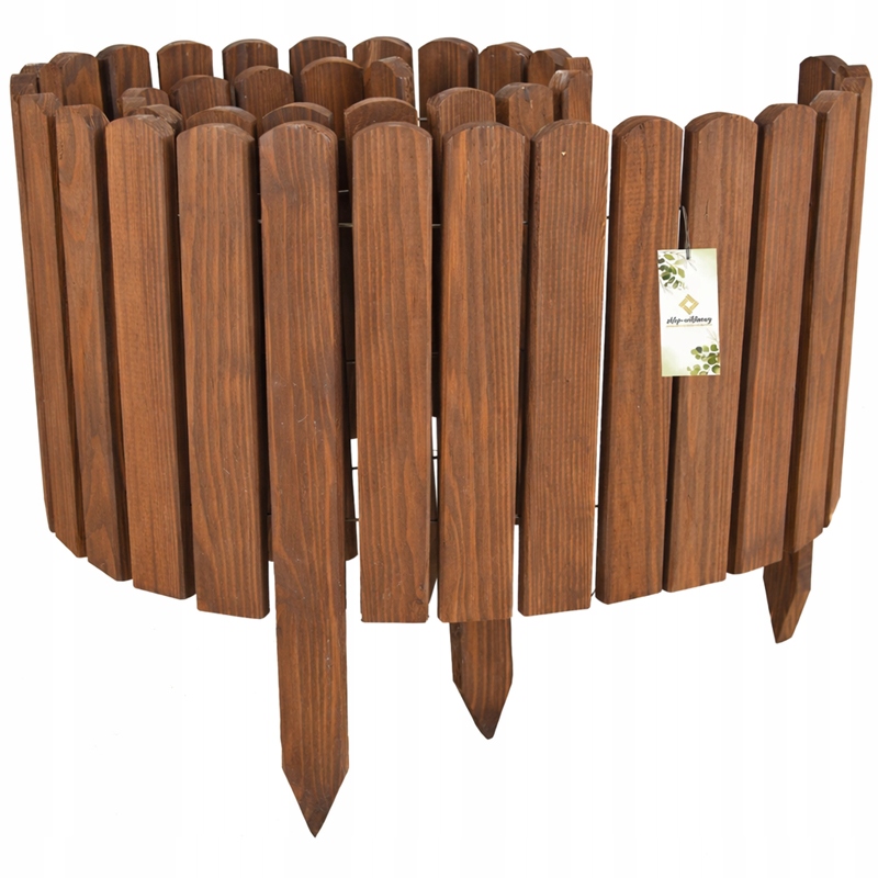 Rolborder Palisáda H30/45 cm 2 m, světle hnědá