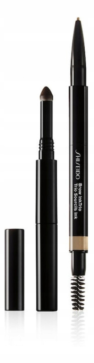 Shiseido Brow InkTrio Tužka a pudr na obočí s aplikátorem Taupe (02)