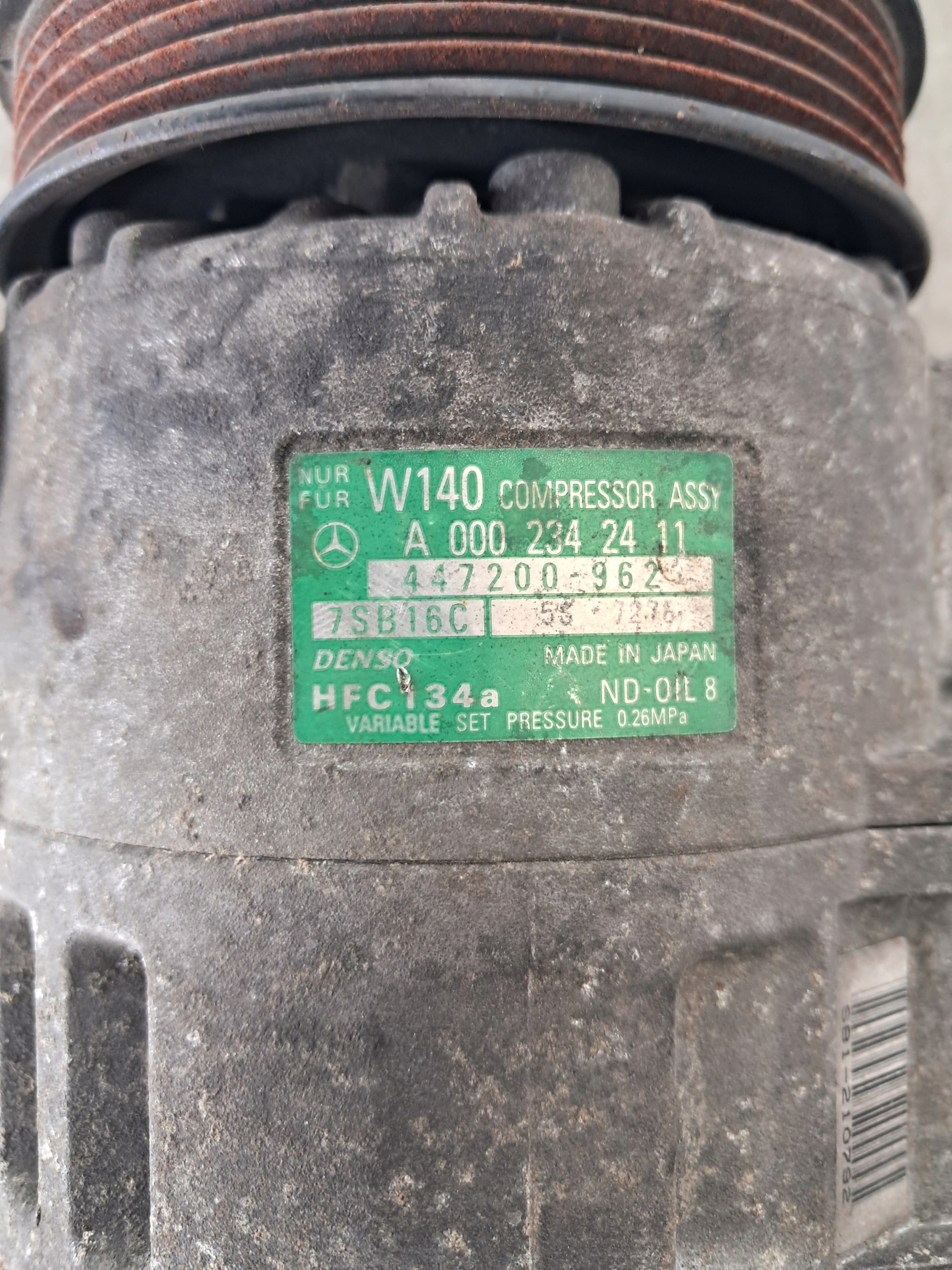 compressor KLMATYZACJI MERCEDES VITO A0002342411