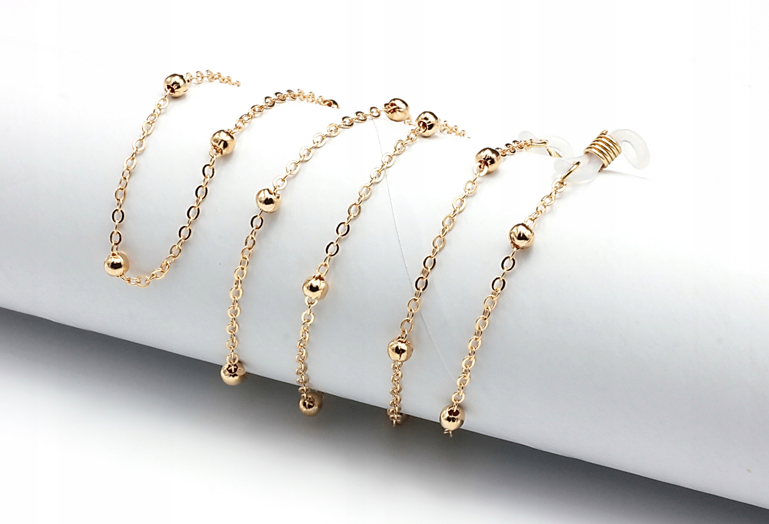 Очки цепи кулон злотый модный