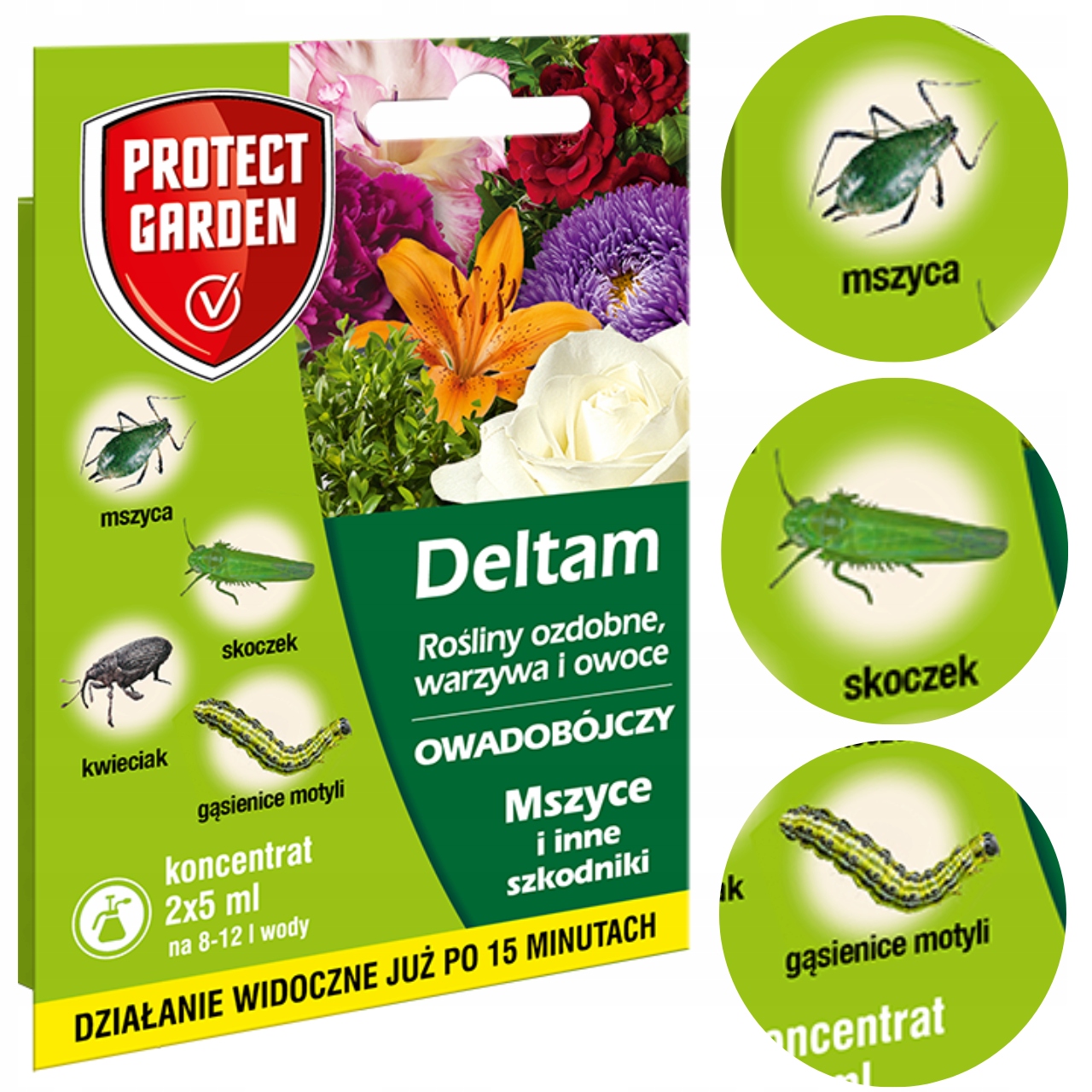 

Deltam 2x5ml Mszyce Owadobójczy Protect Garden
