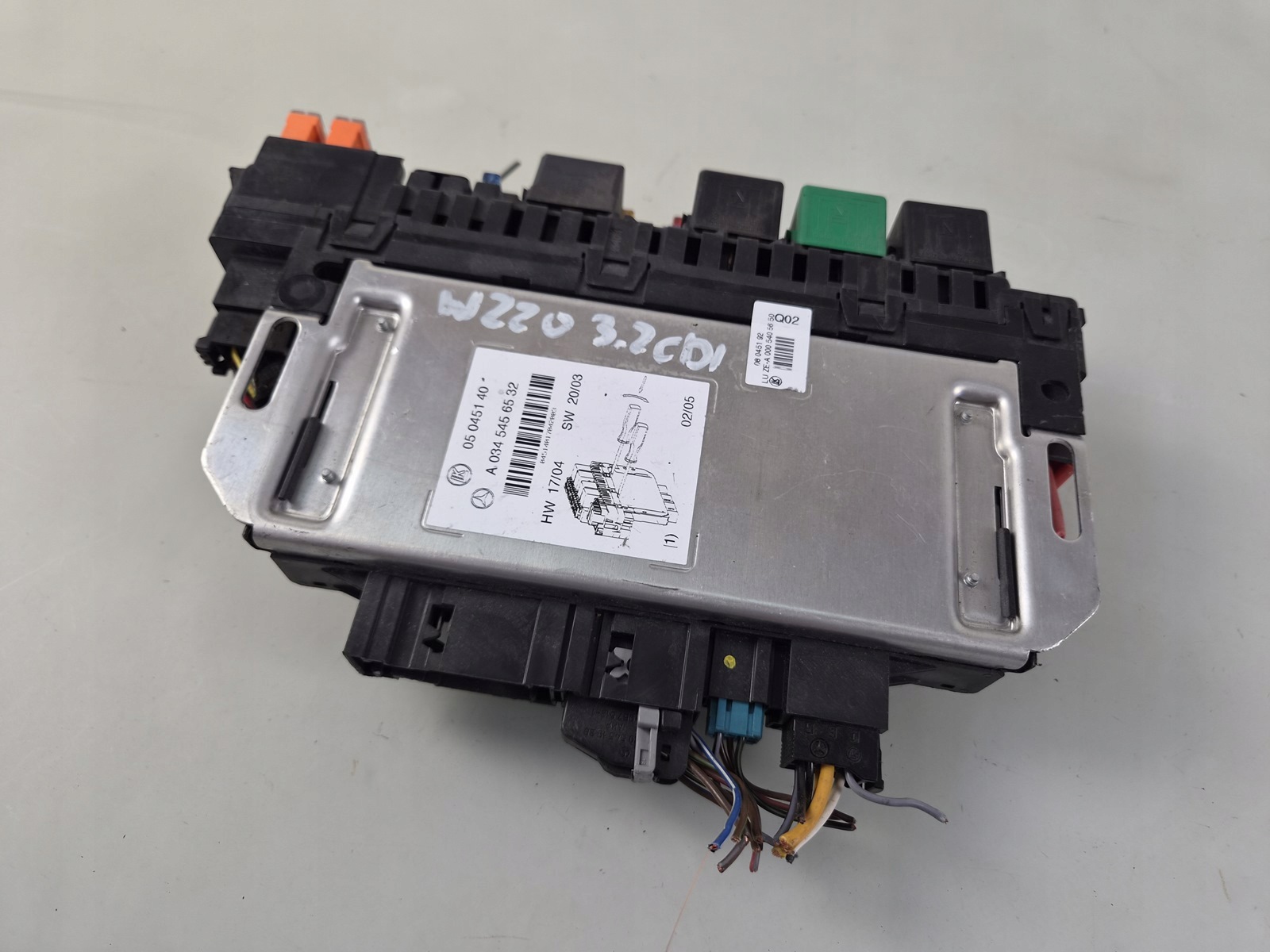 module SAM control unit MERCEDES s-class W220 LIFT fuse box BSI
