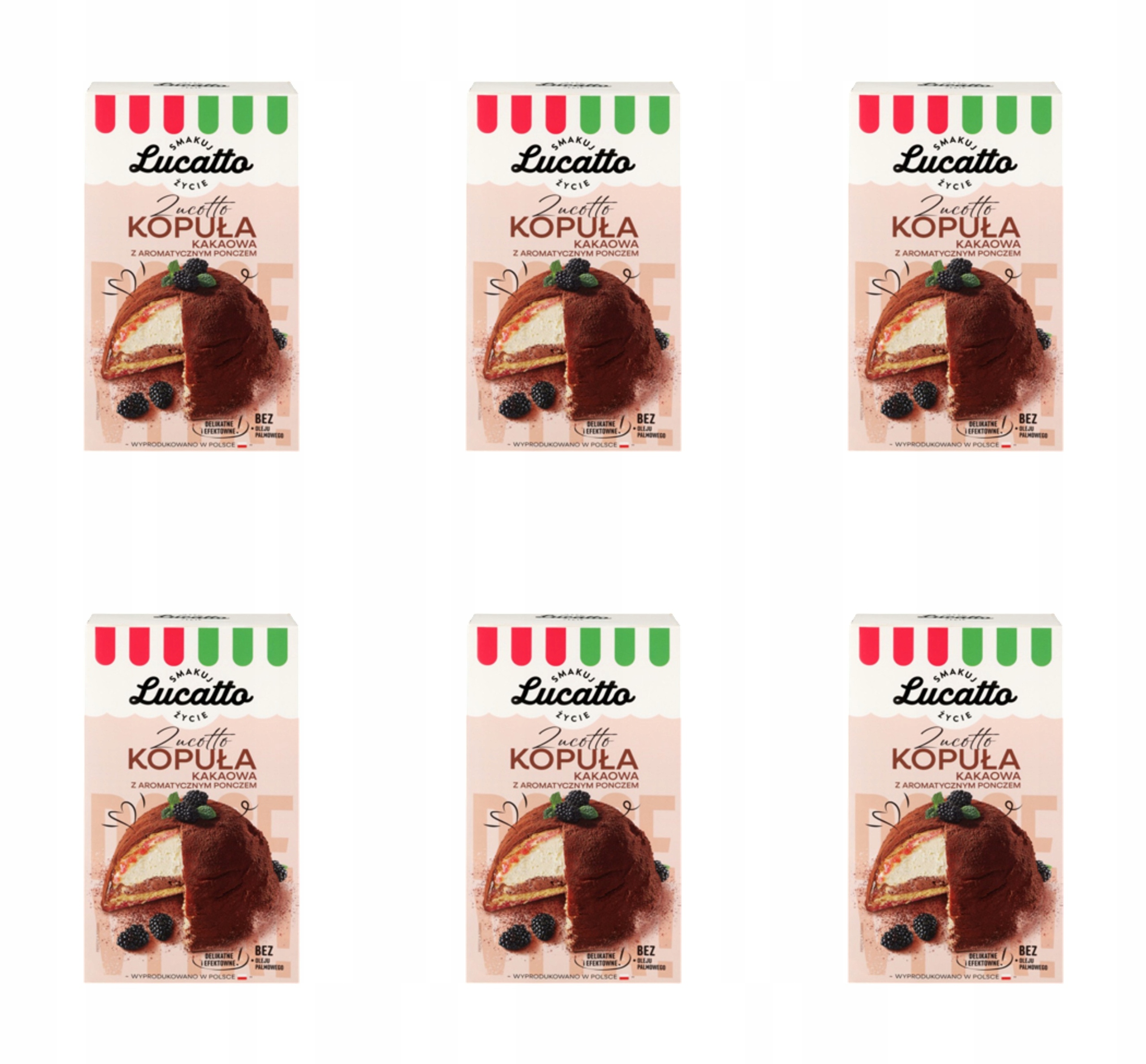 Kakaové těsto Kopule Lucatto 370 g X6