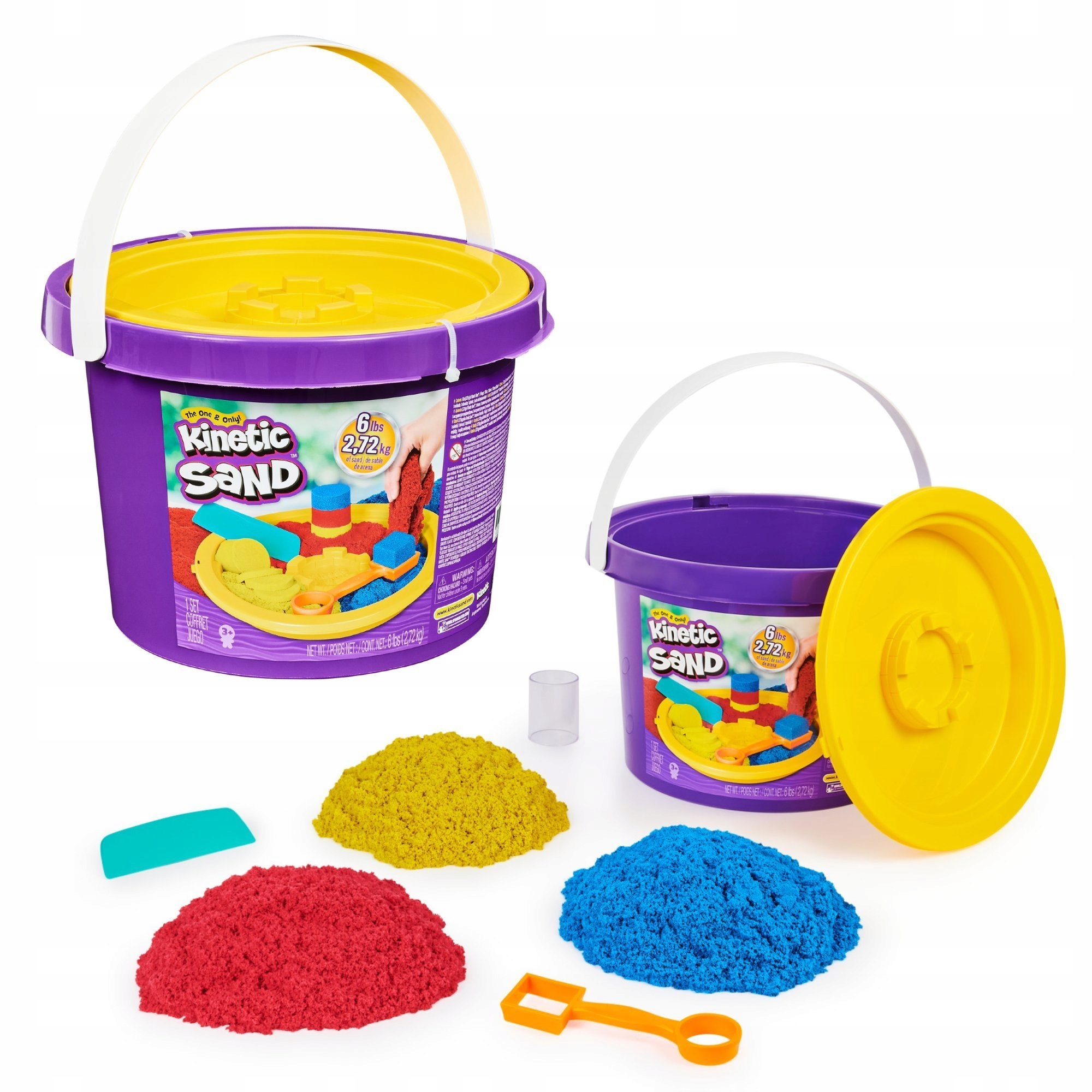 

Kinetic Sand Wiaderko Piasek 2,72 Kg Akcesoria