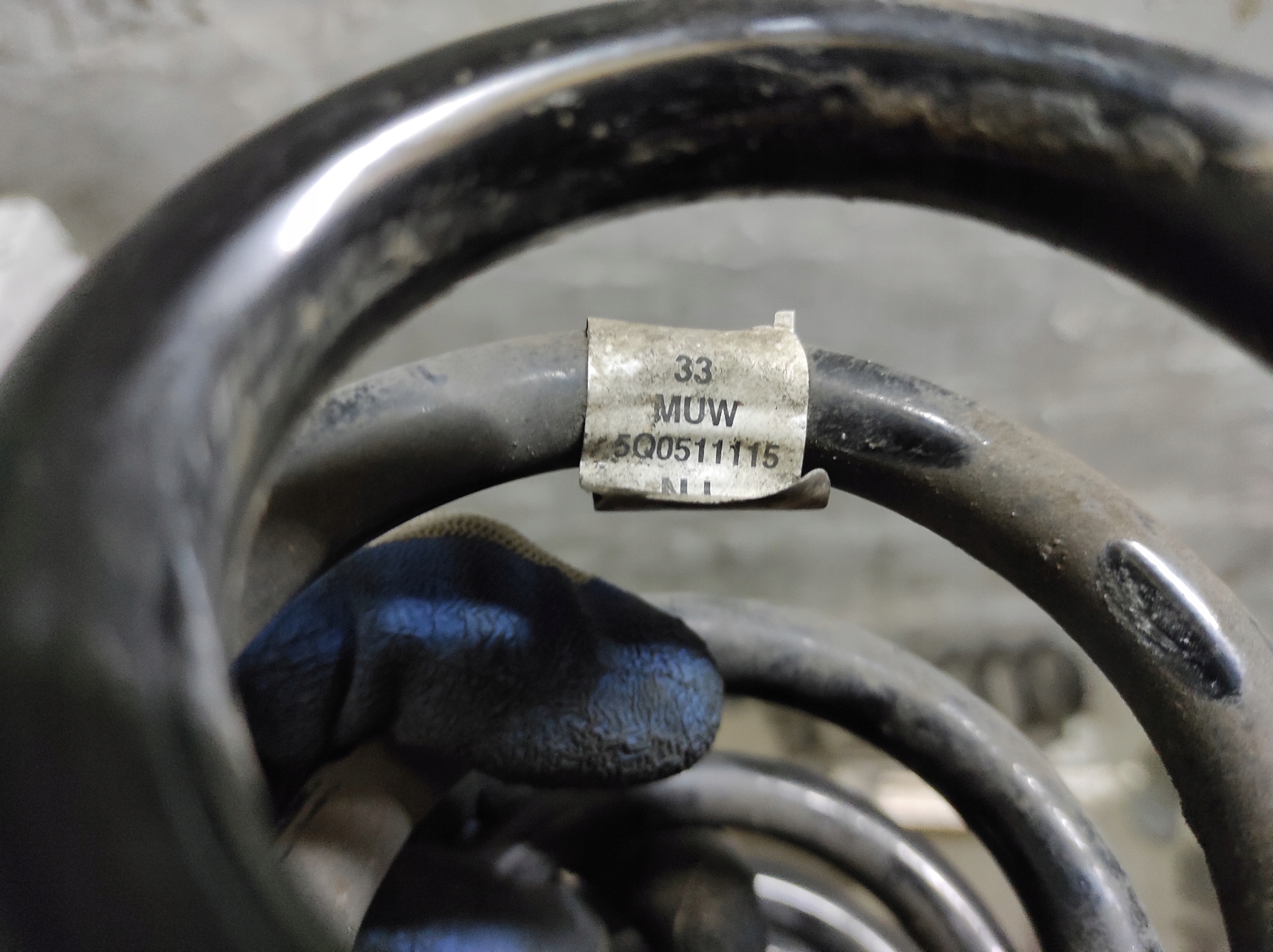 spring rear part Skoda Octavia III 5E 5Q0511121
