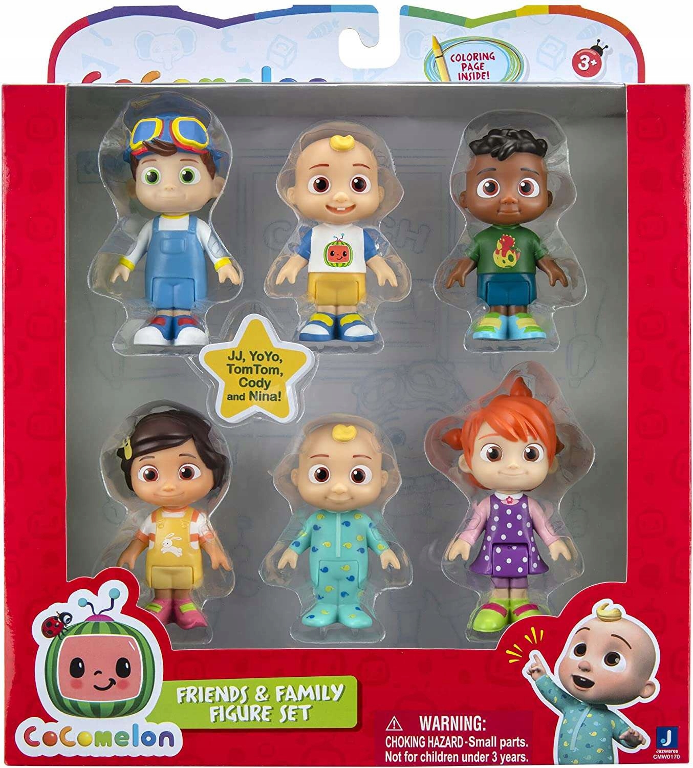 Zestaw figurek Jazwares CoComelon Friends & Family 6 szt.