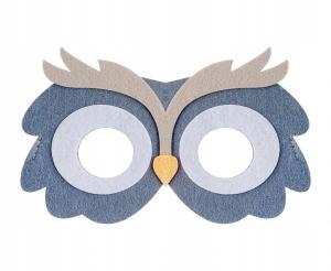 

Maska filcowa Sowa, 18x11 cm