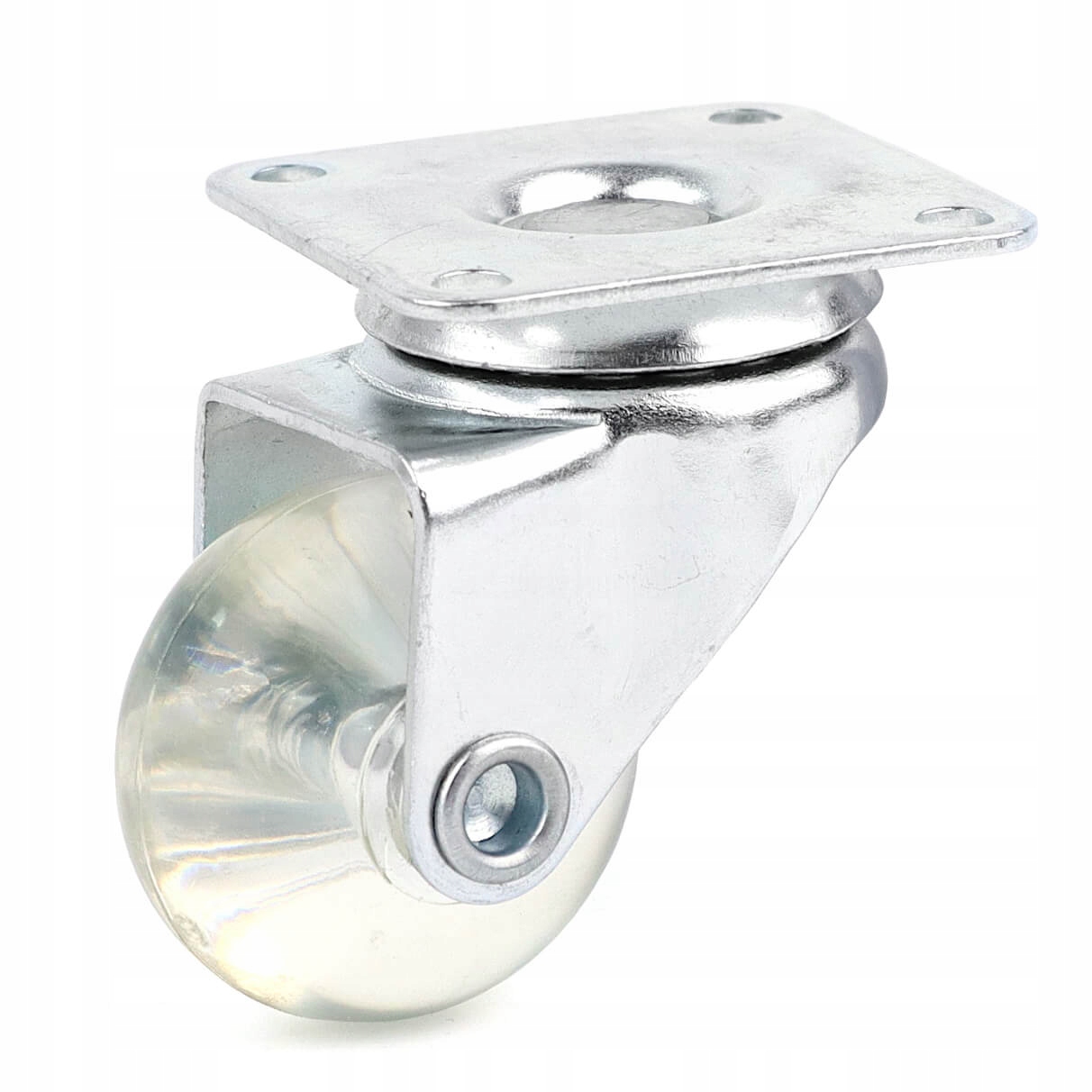 Kółko obrotowe meblowe fi35 BEZBARWNE AMIX