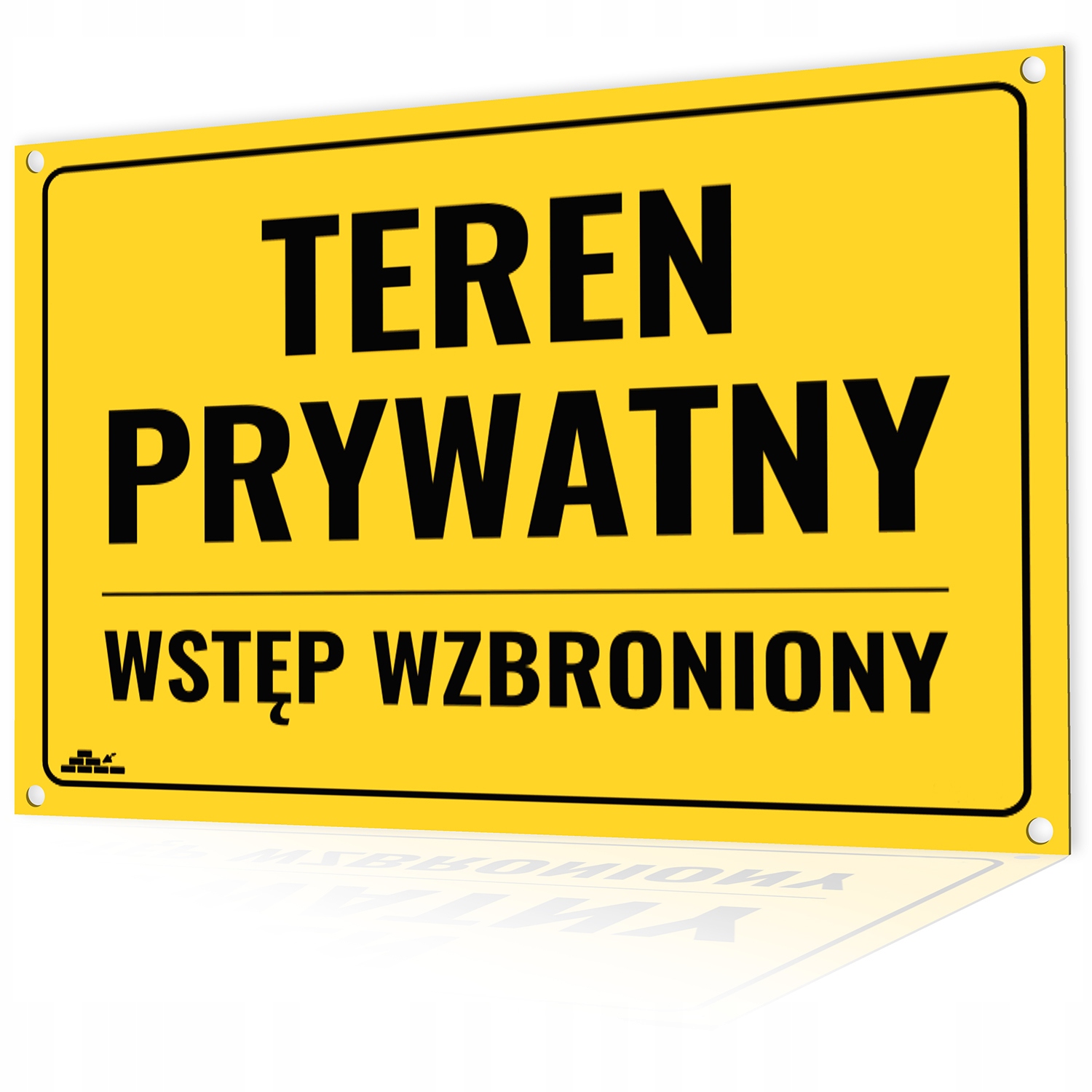 

Tabliczka Teren Prywatny Tablica Budowlana 350x250