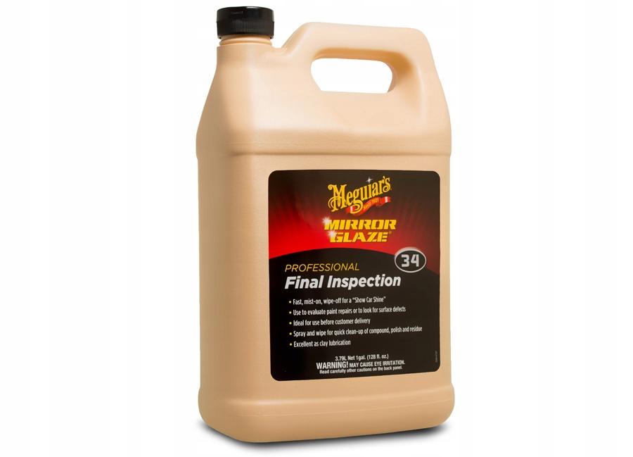 Meguiar's Final Inspection pro údržbu laku a lubrikaci claye, 3,78 l