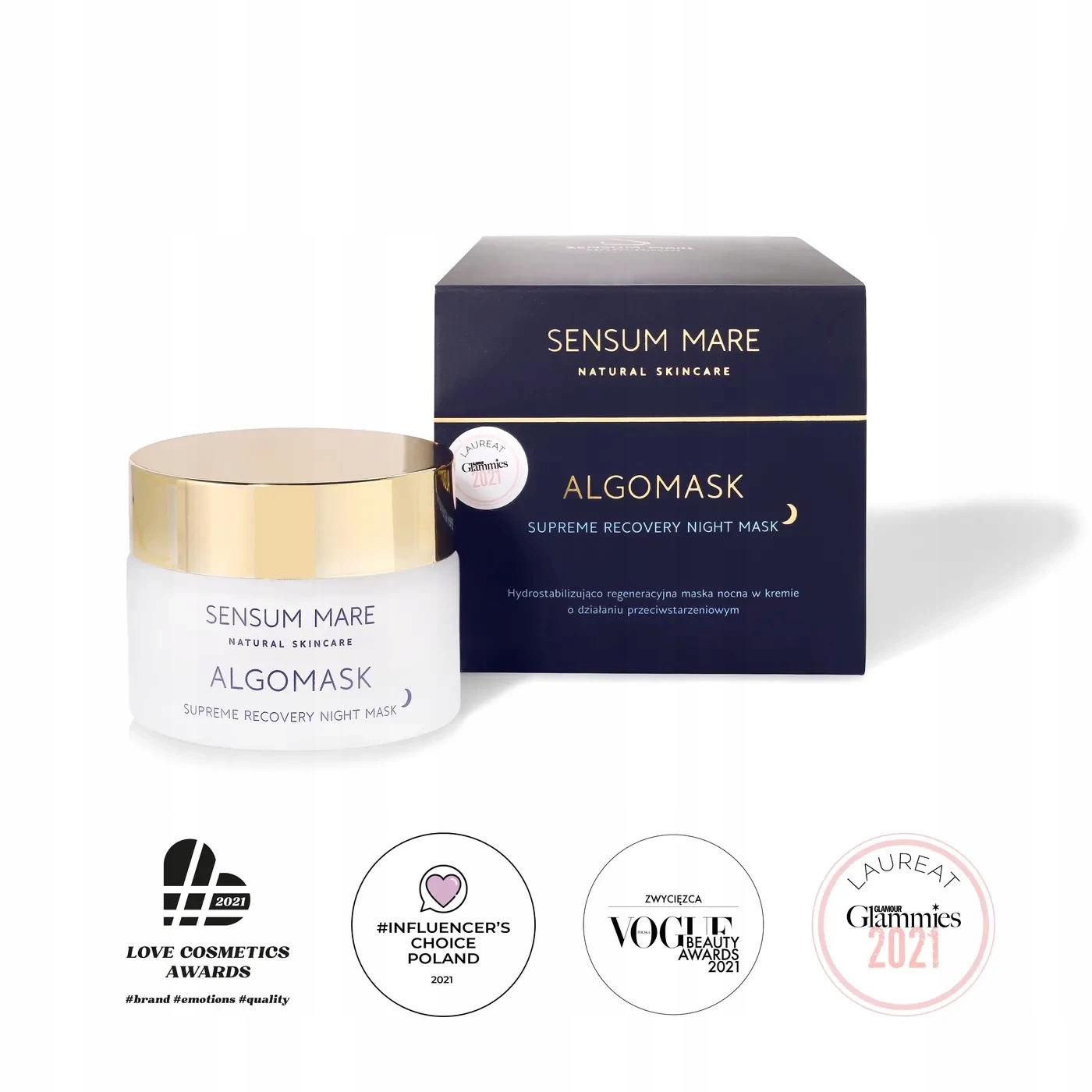 Sensum Mare Algomask Hydrostabilizující noční maska v krému 50 ml